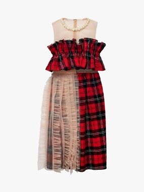 New Simone Rocha x H&M tartan plaid and tulle dress
